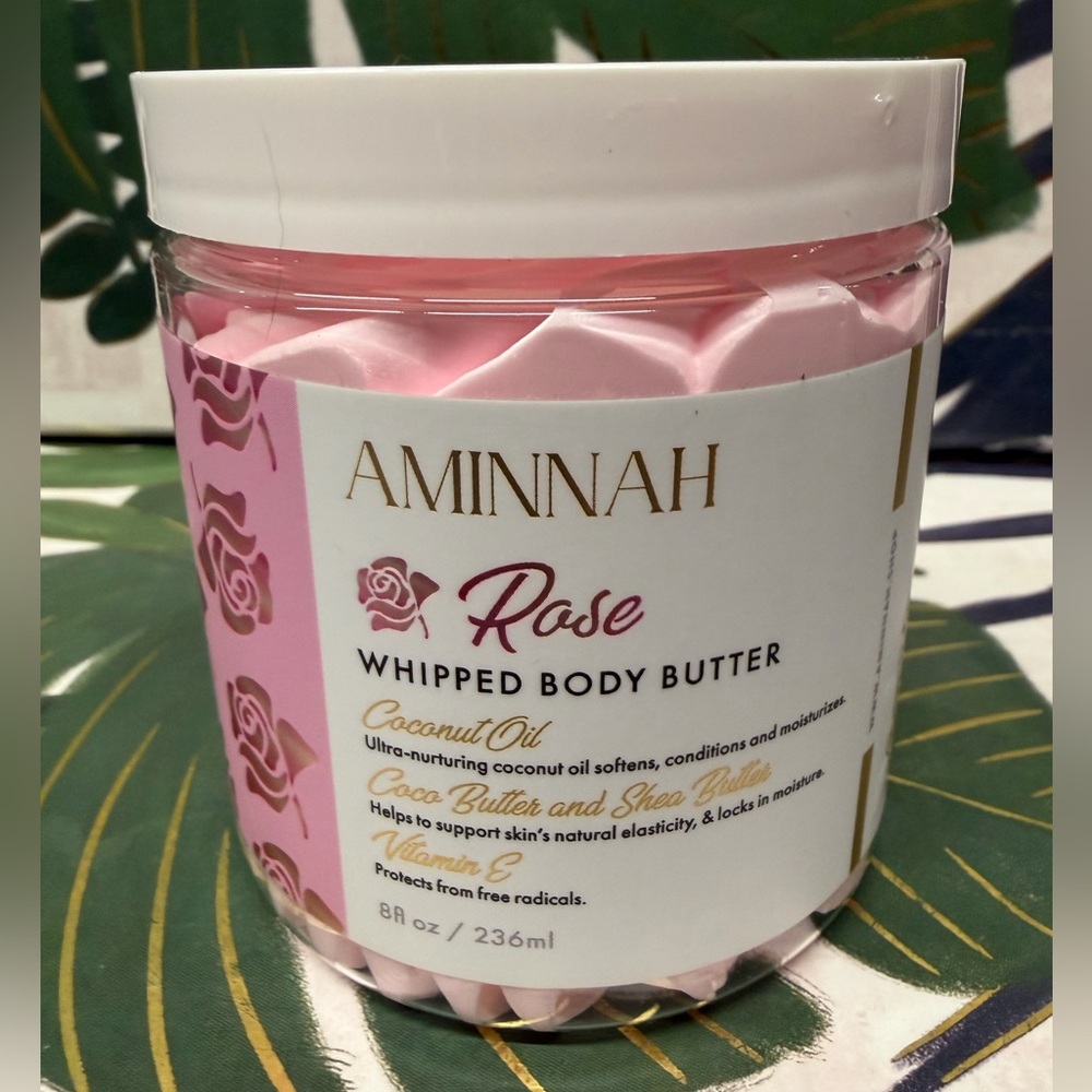 Aminnah Rose Whipped Body Butter NWT